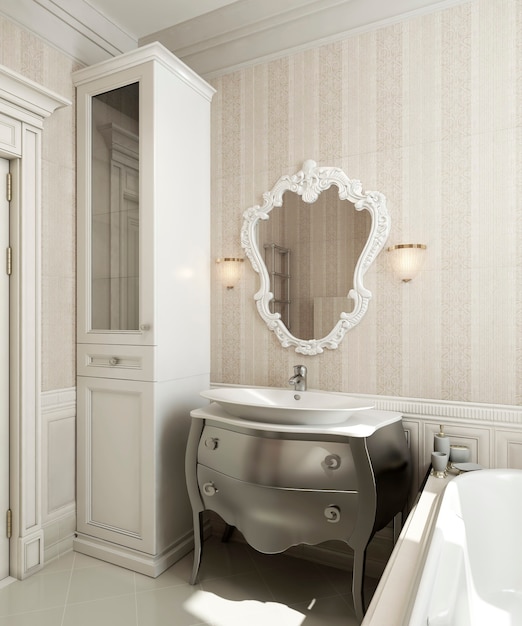 Foto estilo clássico de banheiro