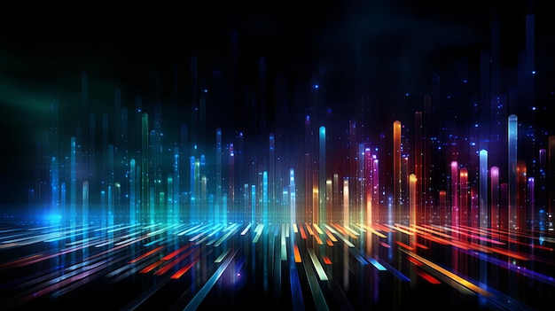 estilo de cyberpunk Abstracto papel tapiz futurista