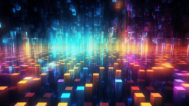 estilo de cyberpunk Abstracto papel tapiz futurista
