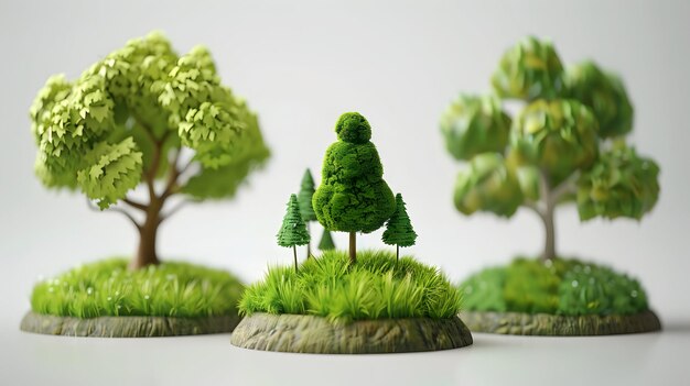 Foto estilo de desenho animado 3d incentivos fiscais ecológicos ícone mostrando práticas verdes steward ambiental