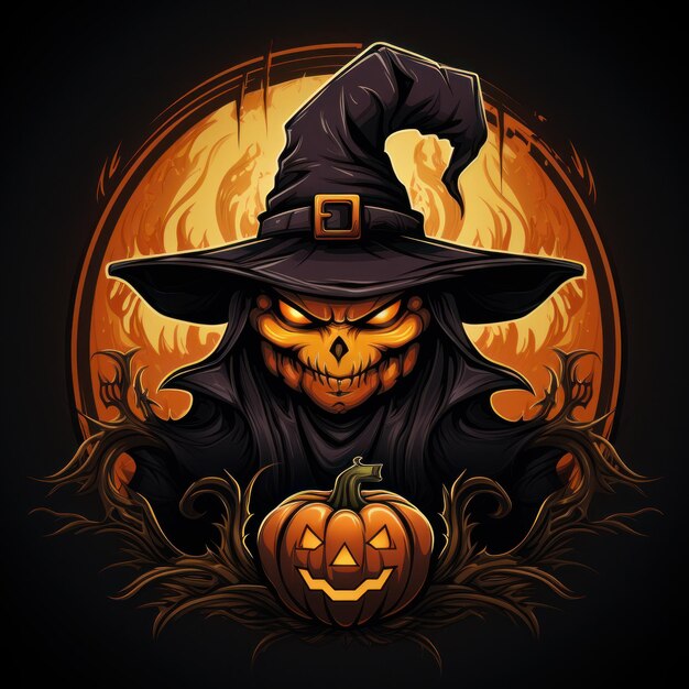 Cara assustadora assustadora Caveira Fofa Elemento de Halloween, Gráficos -  Envato Elements