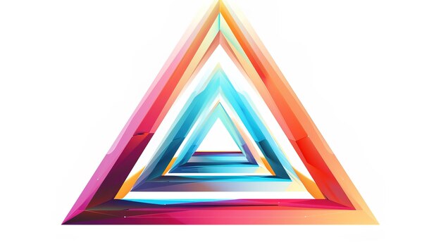 Estilo de dibujos animados de triángulo