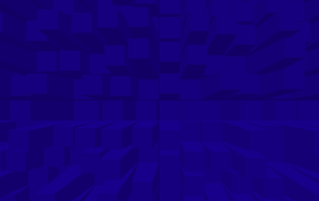 Estilo y diseño de los bloques de extrusión de color azul de fondo abstracto