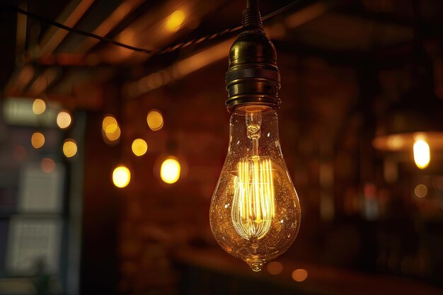 estilo Edison antiguas bombillas de luz
