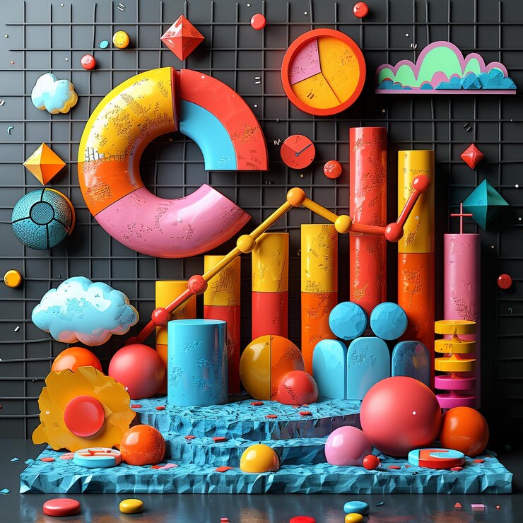Foto en el estilo de las ilustraciones neopop nítidas