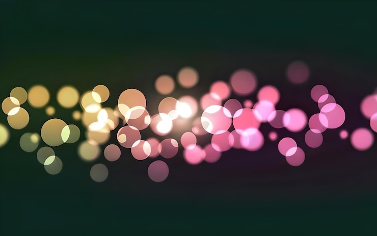 Foto estilo increíble realista colorido bokeh brillo trasfondo transparencia