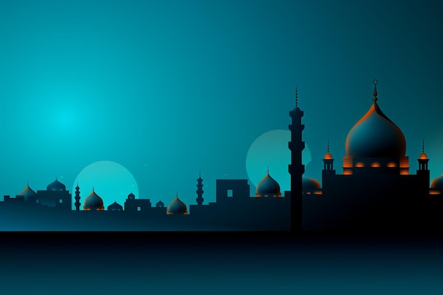 Estilo de mandala islámico antecedentes del festival de Eid al adha