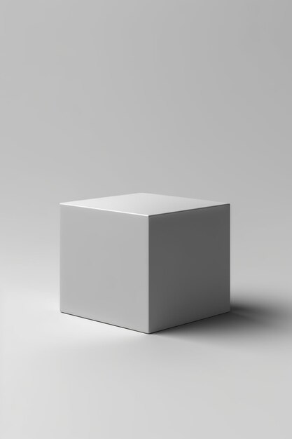 Estilo de maqueta de caja de producto simple generado por IA