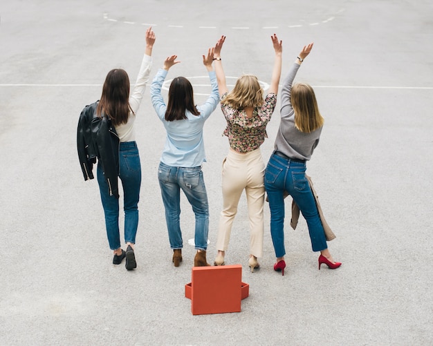 Foto estilo de moda de las niñas