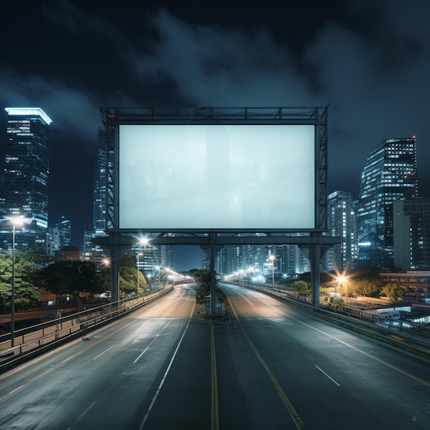 estilo outdoor vazio na noite da cidade png