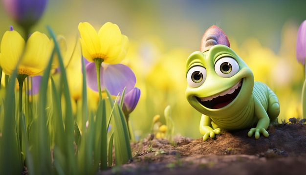 Estilo de la primavera de Pixar