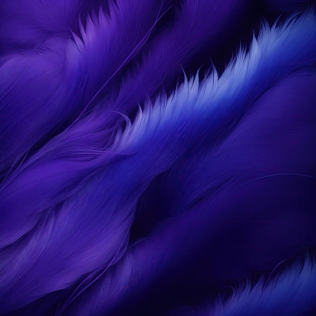Estilo púrpura y azul de plumas suaves de fondo.