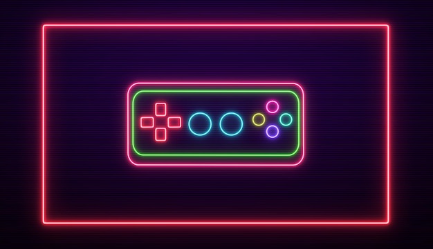 Estilo retrô abstrato dos anos 80 e 90 jogo de alegria de néon
