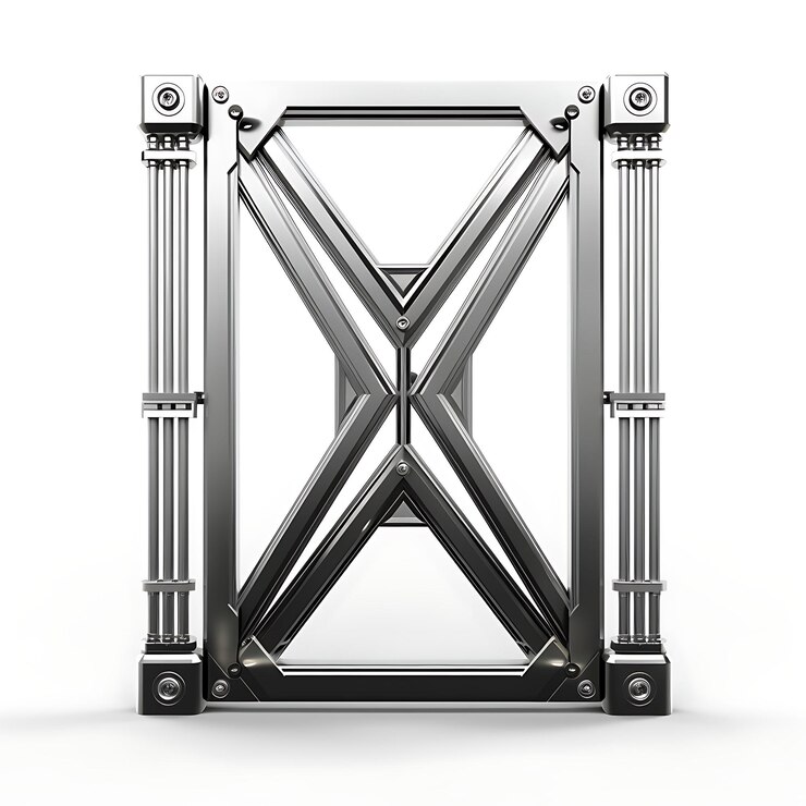 Foto estilo surrealista de pivot gate com design abstrato contemporâneo consiste em um design de ideia criativa p