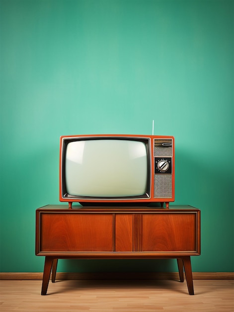 Foto estilo de televisión retro