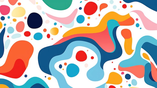 Estilo textura ilustración de forma abstracta diseño colorido papel tapiz de fondo patrón de fondo impresión geométrica de moda