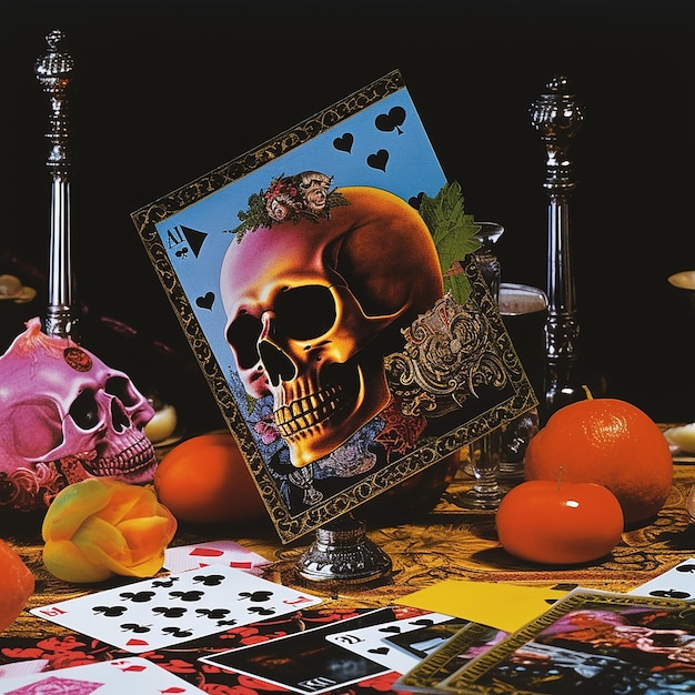 Foto estilo ticiano de la fotografía de comida de vanitas