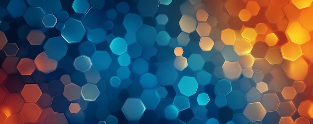 Estilo vectorial de fondo hexagonal con gradiente