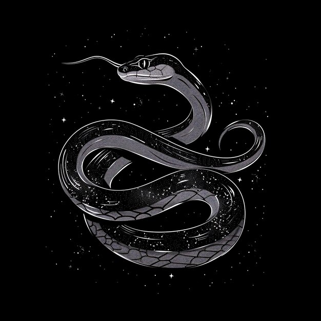 Foto estilo vectorial de serpiente