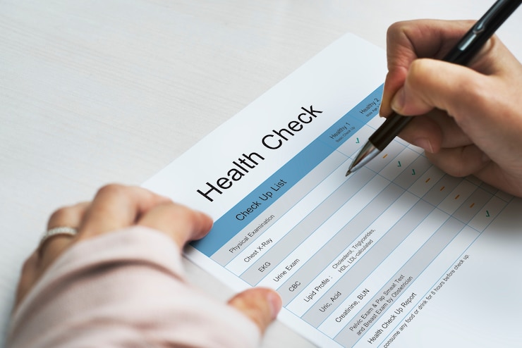 Foto estilo de vida anual de control de salud