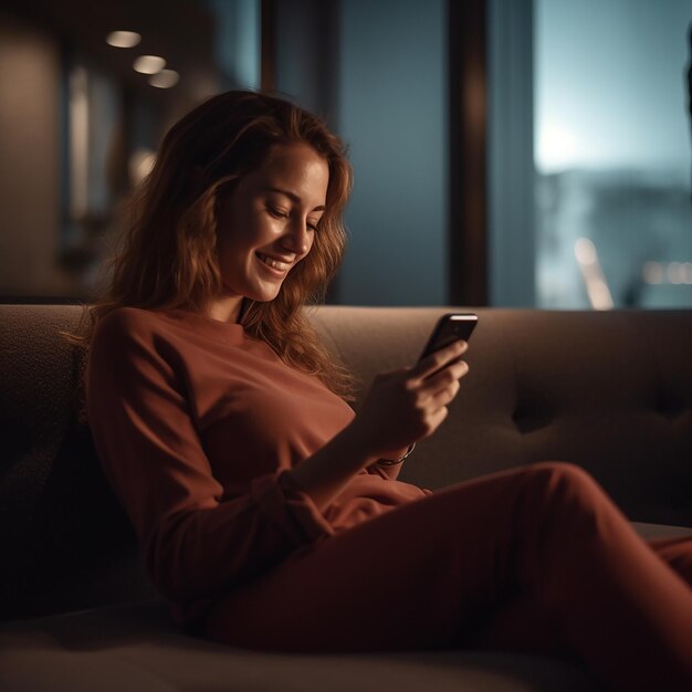 Foto estilo de vida digital moderno las mujeres usan el teléfono inteligente para enviar mensajes y estar en línea