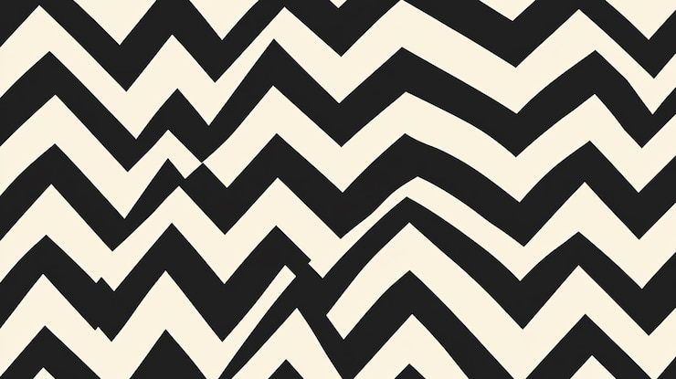 Foto estilo de zigzag en blanco y negro