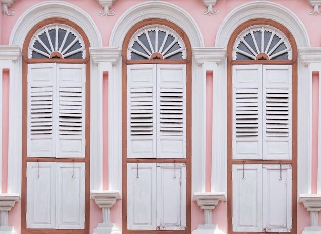 Foto estilos de janela bonitos e coloridos.