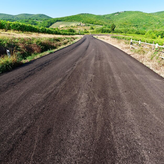 Estrada na Toscana