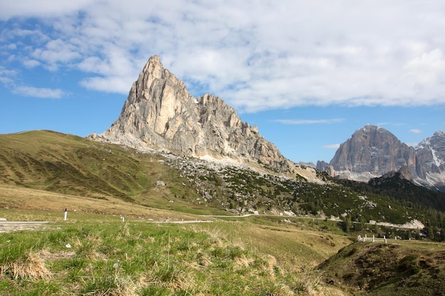 Estrada nas montanhas