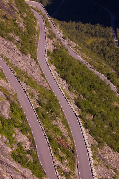 Estradas norueguesas, na Noruega.
