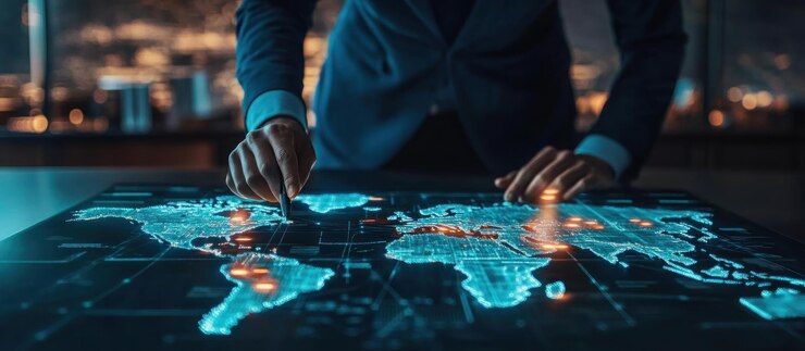 Estrategia comercial mundial y red