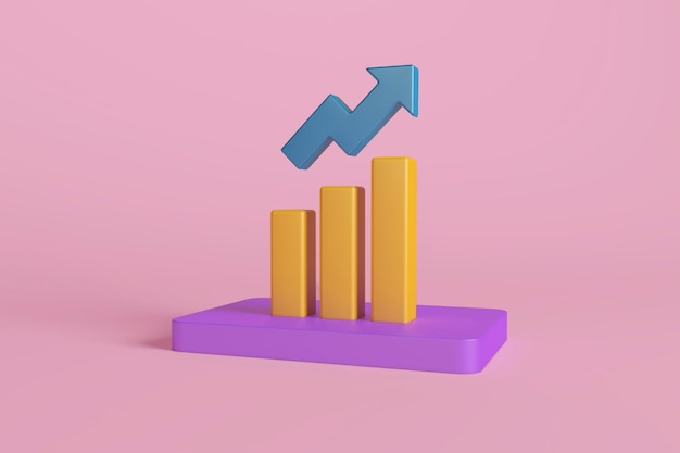 Estratégia de marketing digital Negócios dados de vendas e análises econômicas conceito de fundo