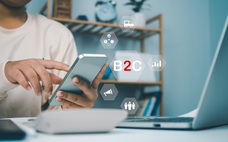 Foto estrategia de marketing de comercio electrónico b2c