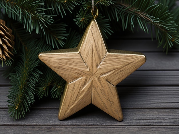 estrela de natal e fundo de pele de natal