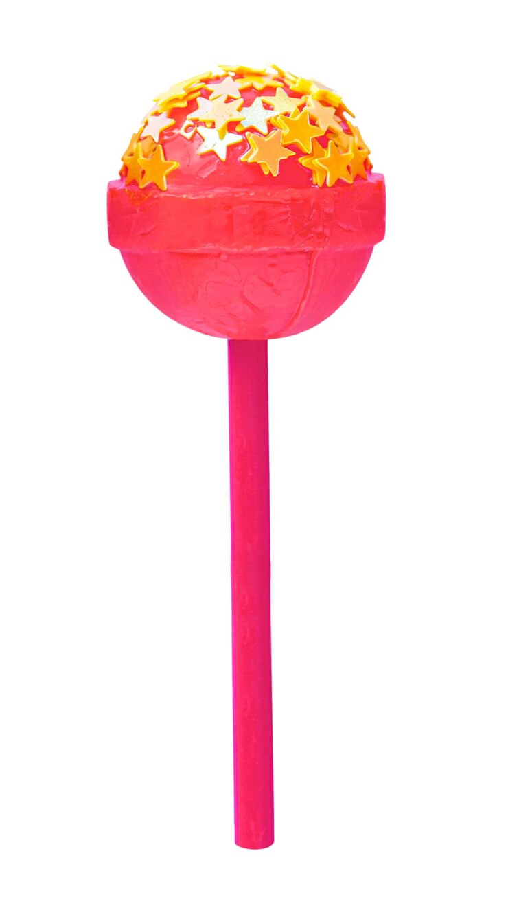 Foto estrela de pirulito vermelho brilhante png fundo transparente