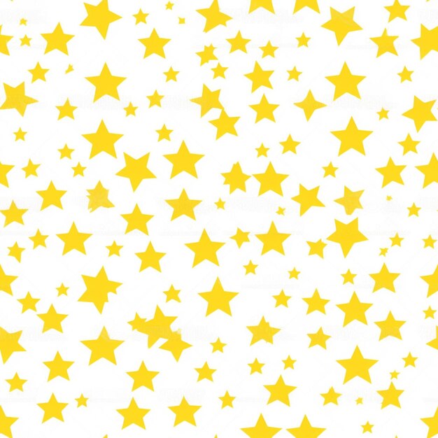 Foto estrelas amarelas em fundo branco