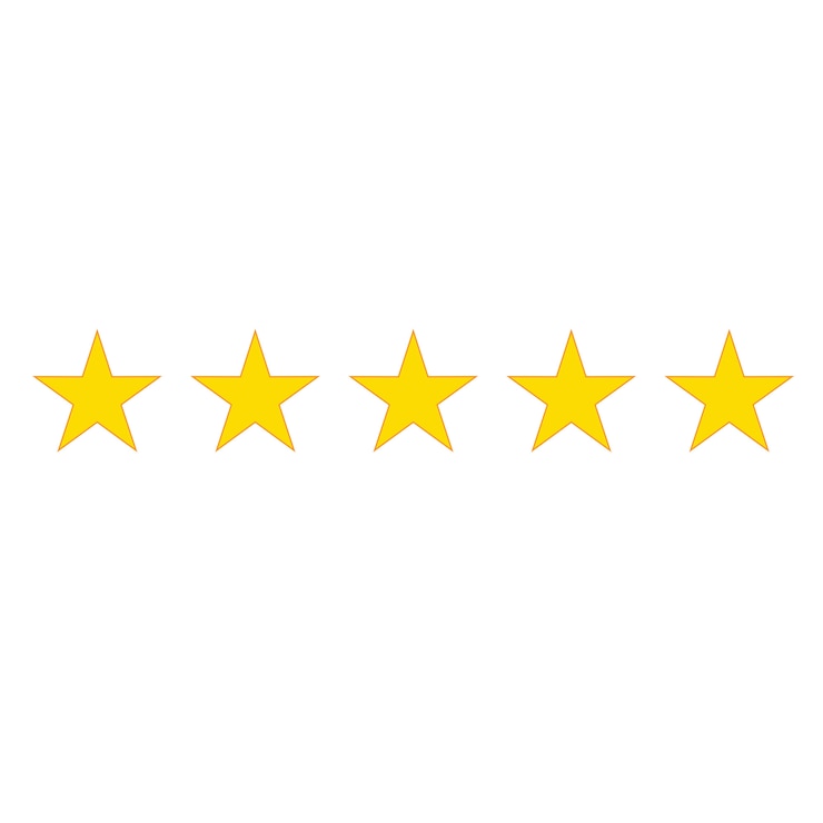 Estrelas douradas sobre um fundo branco