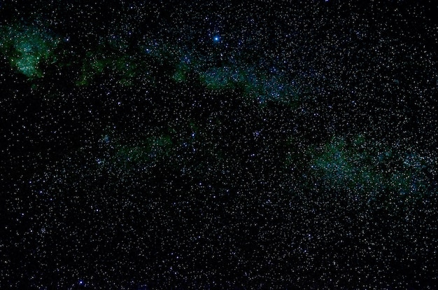 Foto estrelas e galáxia espaço céu noite universo preto fundo estrelado de starfield brilhante