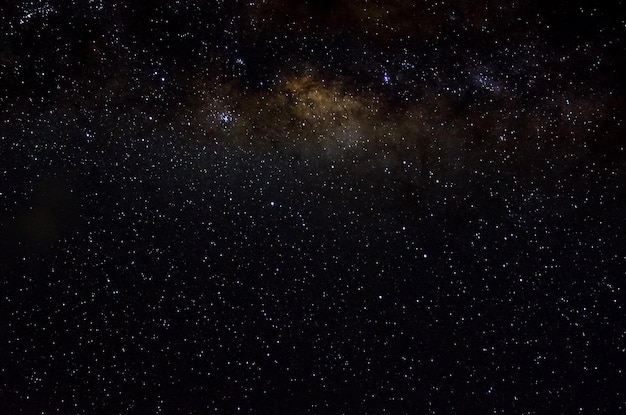 Estrelas e galáxias espaço exterior céu universo noturno fundo estrelado preto de campo estelar brilhante