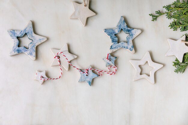 Estrelas e presentes de Natal