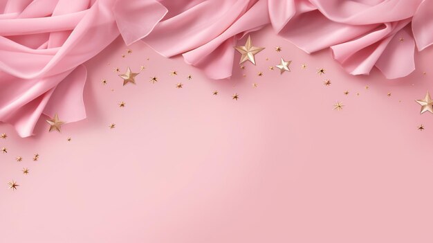 Estrelas em rosa pastel fundo à moda pano de fundo festivo para os seus projetos