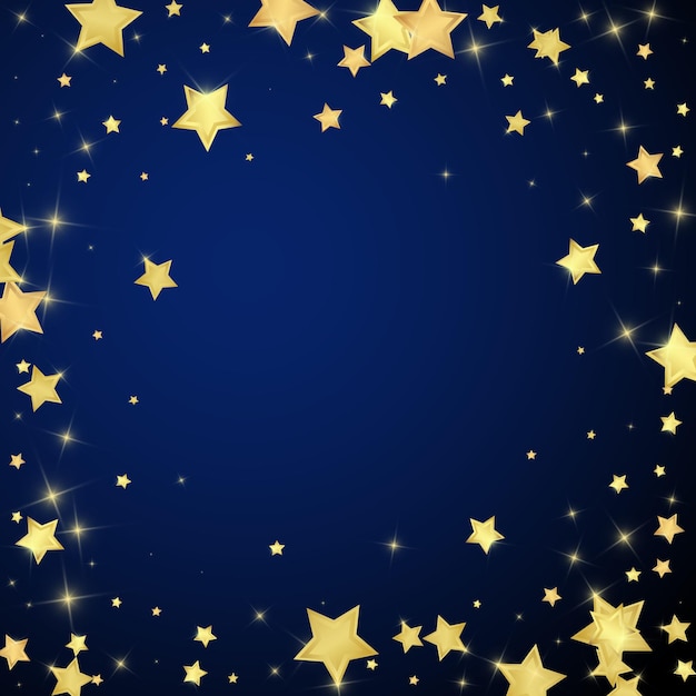 Foto estrelas mágicas sobrepostas por vetores estrelas douradas espalhadas
