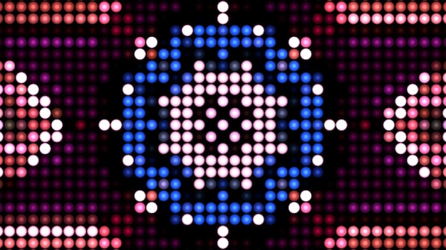Estrella abstracta de bucle mandala de fondo rectángulo