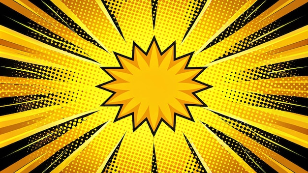 Una estrella amarilla con un fondo amarillo con una estrella amarilla en ella