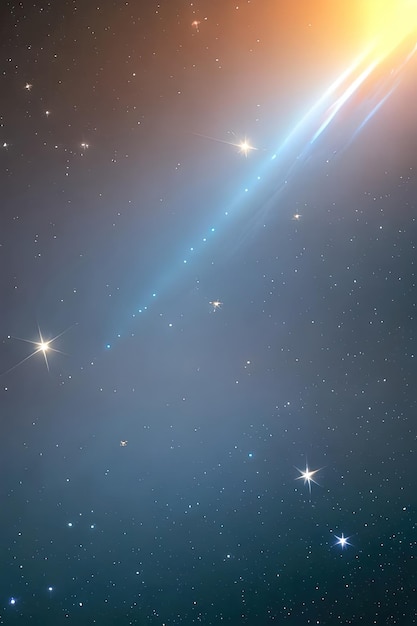 Una estrella brillante en el cielo