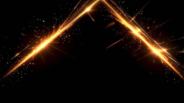 una estrella brillante con una luz naranja brillante en la parte superior