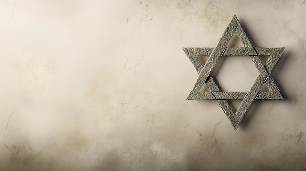 Estrella de David símbolo antiguo emblema en forma de estrella de seis puntas Cultura Magen fe Israel Judíos símbolo simbolismo bandera emblema elemento