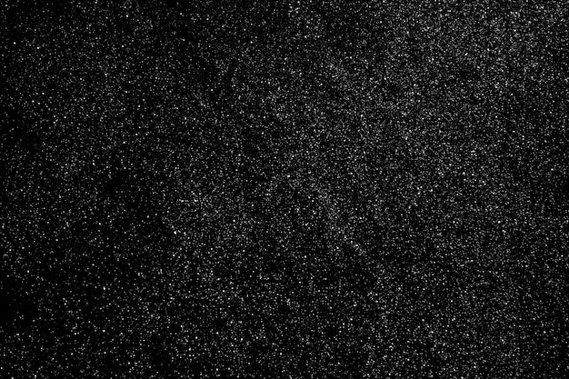 La estrella gráfica de los recursos del cielo nocturno en fondo y la textura del efecto de la nieve