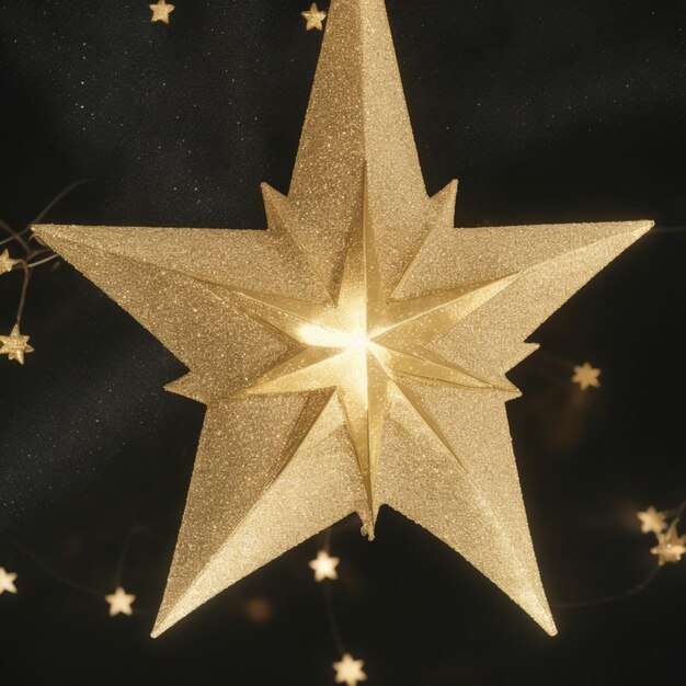 Foto la estrella de navidad