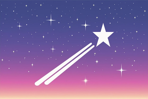 una estrella que está apuntando a una estrella
